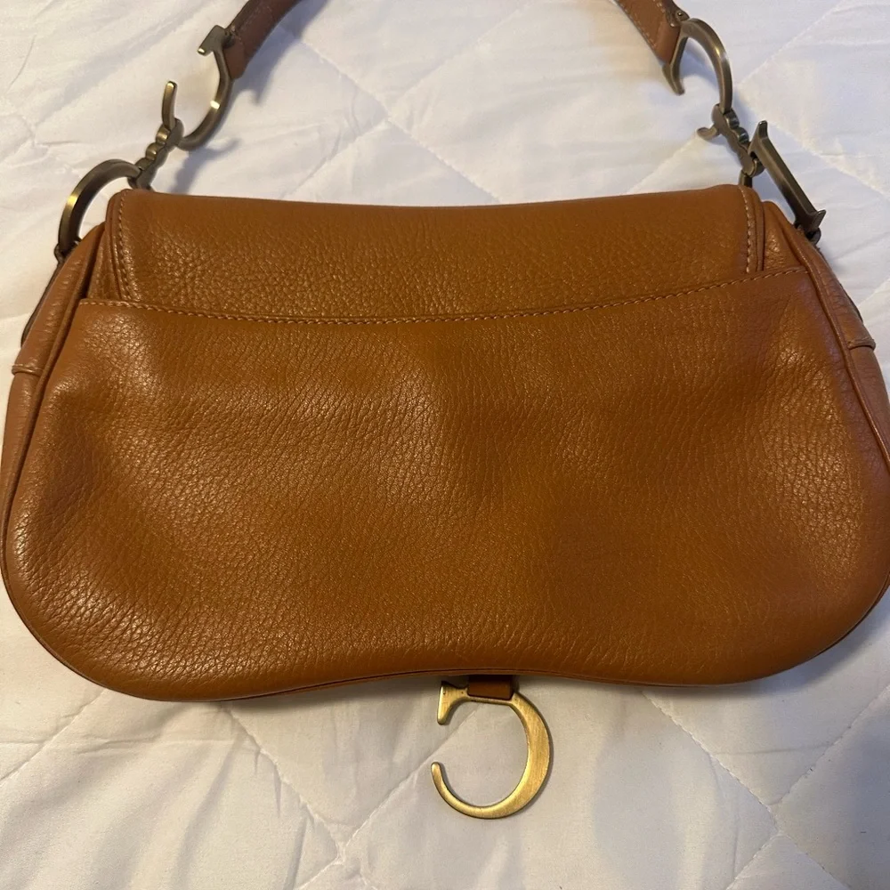 Brown Leather Saddle Bag - Picture 6 of 7